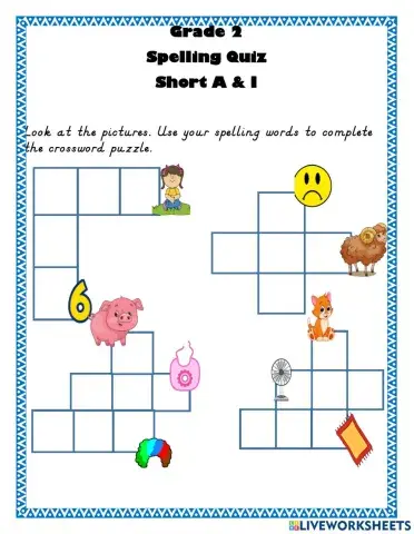 Spelling short a&i words