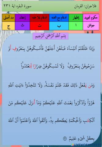 Surah Al-Baqarah Ayat 231