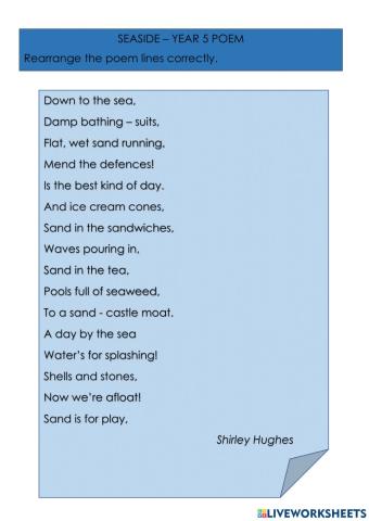 Seaside  poem
