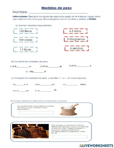 Medidas de peso