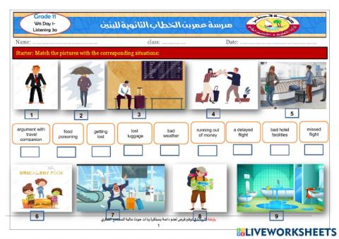 Grade 11 Week 6 Day 1 Listening