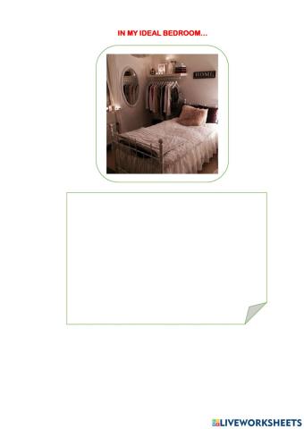 In my ideal bedroom..