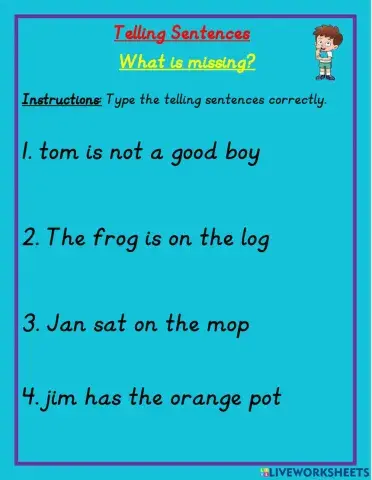 Telling Sentences