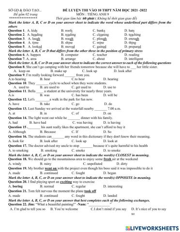 Revision for the 1st  mid term test
