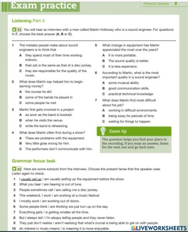 Test for gifted students