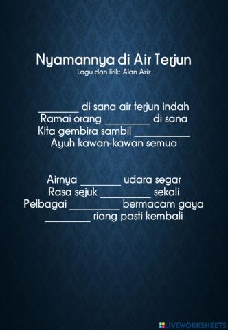 Nyamannya di Air Terjun