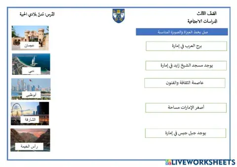 مراجعة درس مُدن بلادي