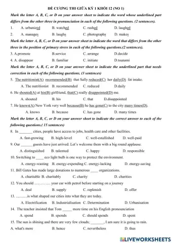 Đề cương thi giữa kỳ 1 khối 12 (no 1)