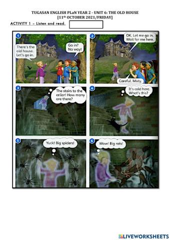 PLaN Superminds Unit 6: The Old House (Reading Wk3)