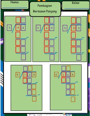 Pembagian bersusun panjang