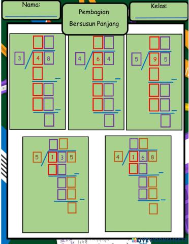 Pembagian bersusun panjang