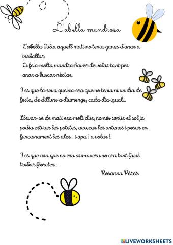 Comprensió lectora 1