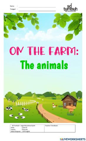 ON THE FARM-The Animals-B