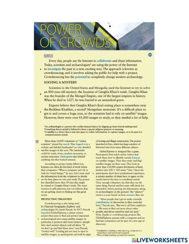 Unit 3 power of crowds