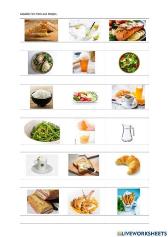 Petit déjeuner-Déjeuner-Dîner