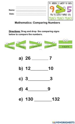 Comparing Numbers