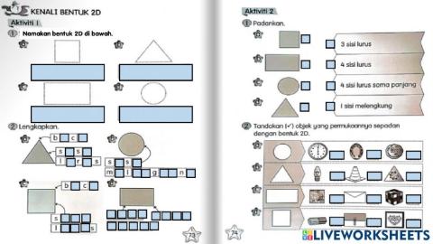 Bentuk 2d