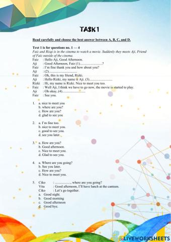 Greeting and Leave Taking