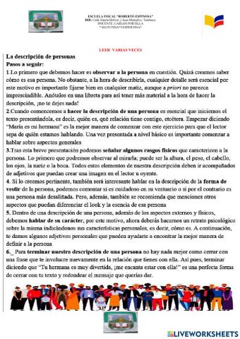 Descripción de personas