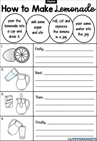 Year 1 Making Lemonade