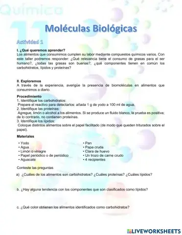 Moléculas Biológicas 1