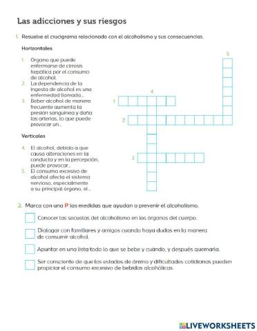 Las adicciones y sus riesgos