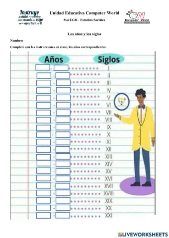 Los años y los siglos