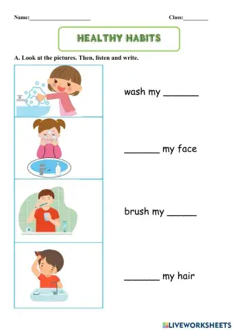 Grade 2 - English worksheet 1 - week 4