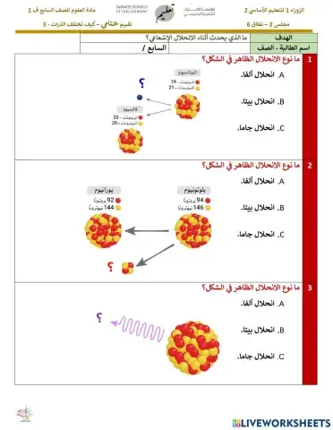 كيف تختلف الذرات 3