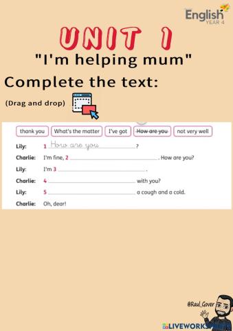 Unit 1 Lesson 3 Year 4