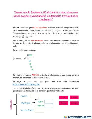 Aproximación de decimales