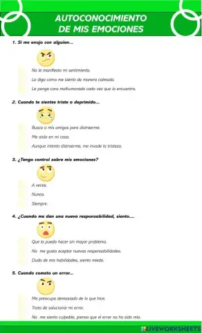 AUTOCONOCIMIENTO DE MIS EMOCIONES