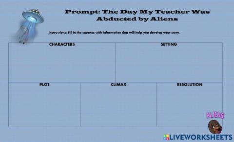 Narrative: Alien Abduction Brainstorming