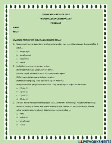 Indahnya Saling Menghargai