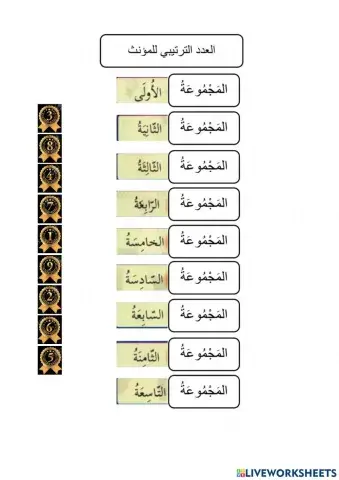 Bahasa Arab tahun 6 Bilangan Untuk Muannas