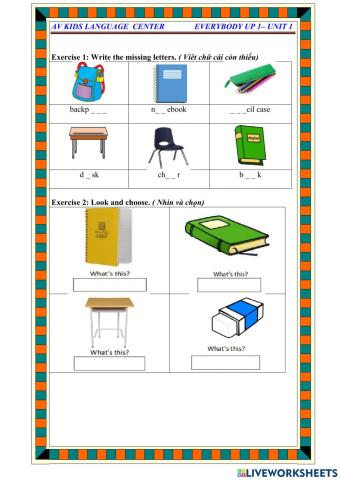 PBT Unit 1 lesson 2 Up1- Mrs.Thuy
