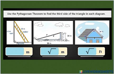 2Q W3 Topic 1 Are you ready using pythagorean theorem to determine the unknown side