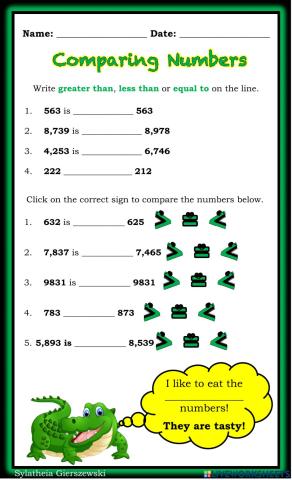 Comparing Numbers