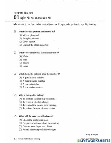 Listening toeic 1(17)