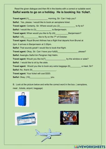 Dialogue (Buying ticket)