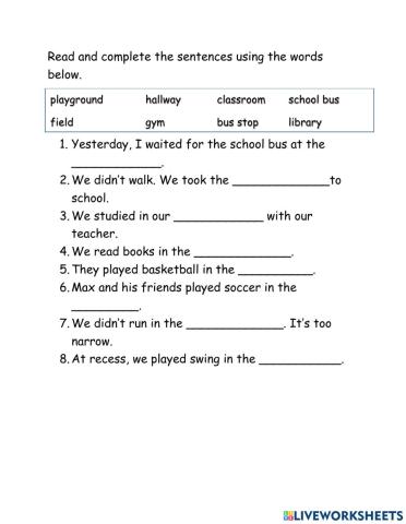 P3 vocabulary expansion