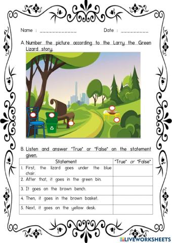 Larry The green Lizard