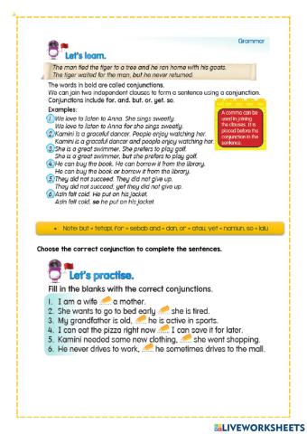 Unit 8: How the tiger got its stripes