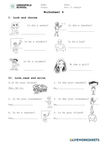 Look 1. Unit 3. WS 4