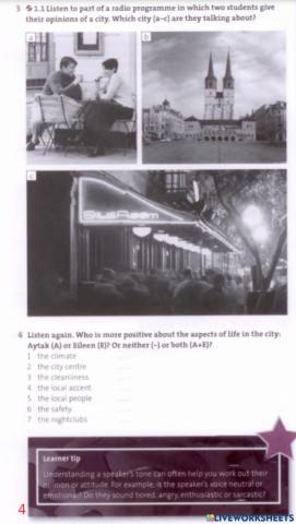 Outcomes listening page 4