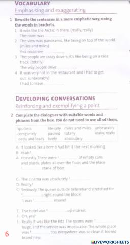 Outcomes workbook page 6