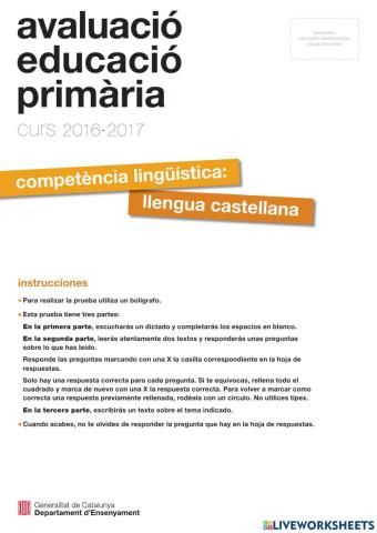 Competencias Básicas Castellano