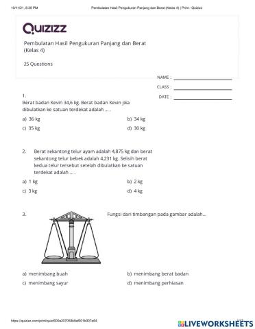 Pembulatan pengukuran