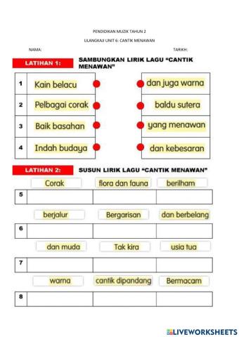 Pendidikan muzik tahun 2