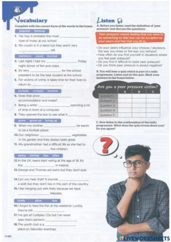 Form 4, Unit 4 - TB, page 60
